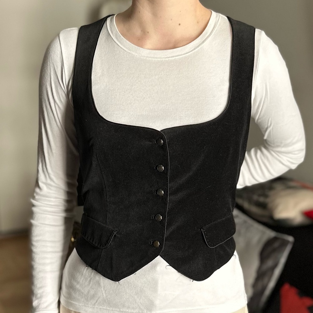 Elie Tahari Velvet Vest